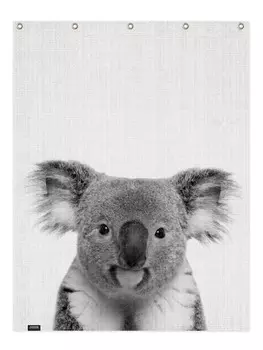 Занавеска для душа Juniqe, цвет grau & schwarz