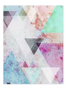 Занавеска для душа Juniqe, цвет grn & rosa