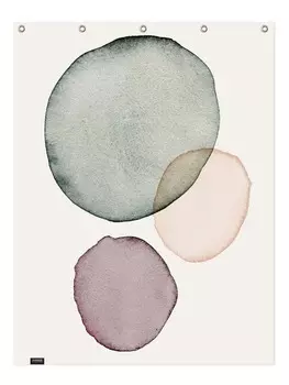 Занавеска для душа Juniqe, цвет grn & schwarz