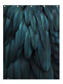 Занавеска для душа Juniqe, цвет grn & schwarz