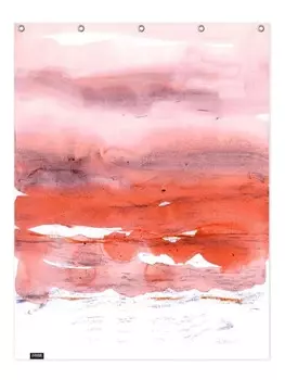 Занавеска для душа Juniqe, цвет orange & rosa