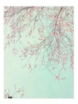 Занавеска для душа Juniqe, цвет rosa & trkis