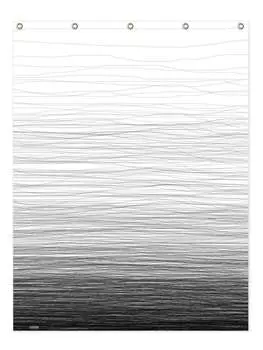 Занавеска для душа Juniqe, цвет schwarz & wei