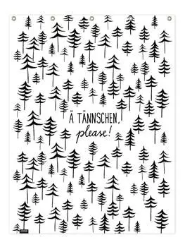 Занавеска для душа Juniqe, цвет schwarz & wei