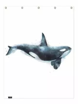 Занавеска для душа Juniqe, цвет schwarz & wei