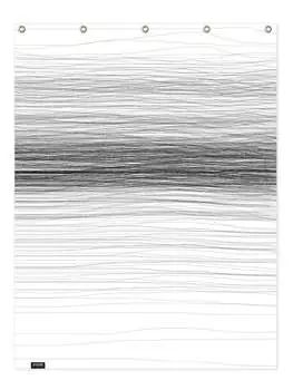 Занавеска для душа Juniqe, цвет schwarz & wei