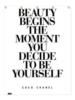 Занавеска для душа Juniqe, цвет schwarz & wei