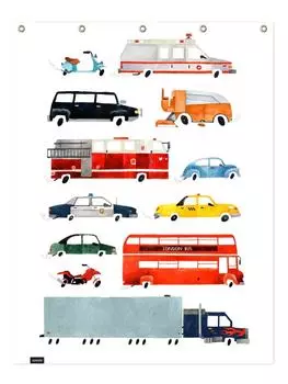 Занавеска для душа Juniqe, красочный