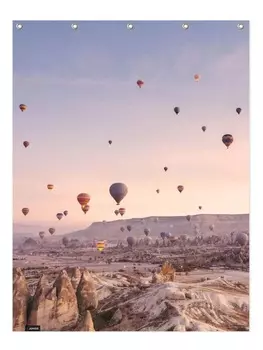 Занавеска для душа Juniqe, красочный