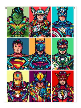 Занавеска для душа Juniqe, красочный