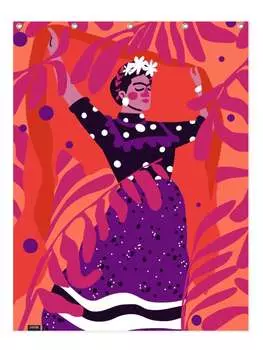 Занавеска для душа Juniqe, красочный