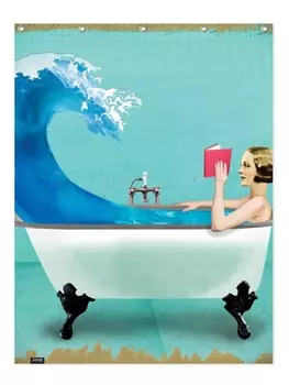 Занавеска для душа Juniqe, красочный