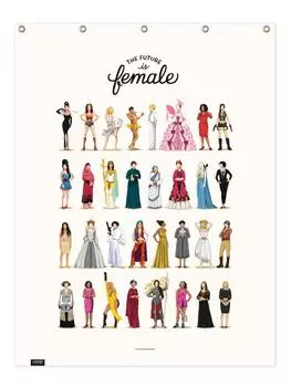 Занавеска для душа Juniqe, красочный