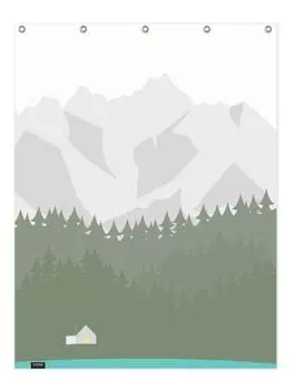 Занавеска для душа Juniqe, красочный