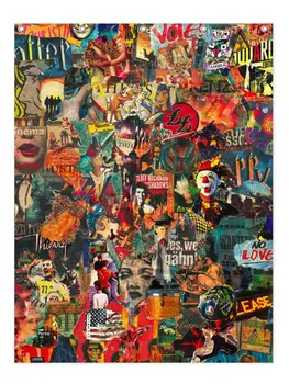 Занавеска для душа Juniqe, красочный