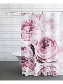 Занавеска для душа Juniqe, розовый