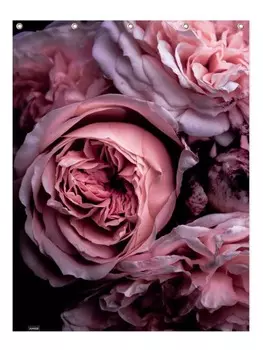 Занавеска для душа Juniqe, розовый