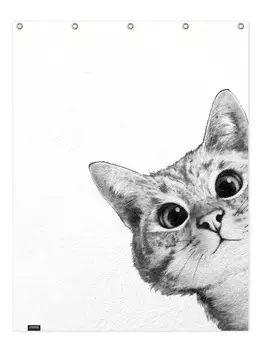 Занавеска для душа Juniqe, серый