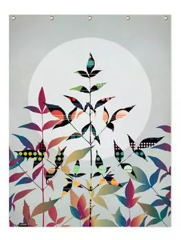 Занавеска для душа Juniqe, серый