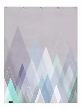 Занавеска для душа Juniqe, серый