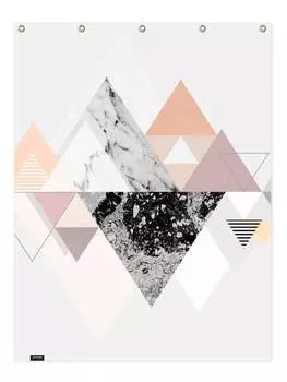 Занавеска для душа Juniqe, серый