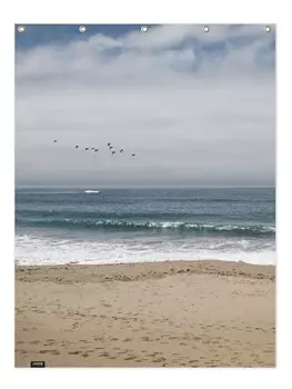 Занавеска для душа Juniqe, синий