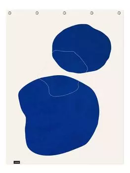 Занавеска для душа Juniqe, синий