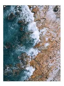 Занавеска для душа Juniqe, синий