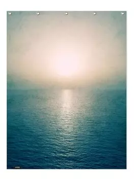 Занавеска для душа Juniqe, синий