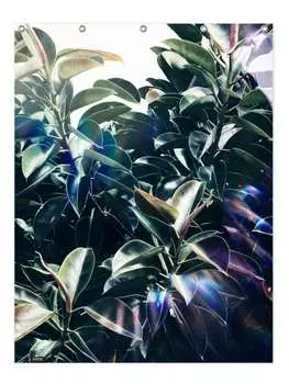 Занавеска для душа Juniqe, зеленый