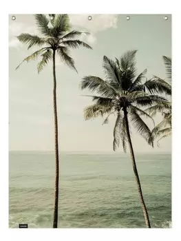 Занавеска для душа Juniqe, зеленый