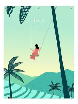 Занавеска для душа Juniqe, зеленый