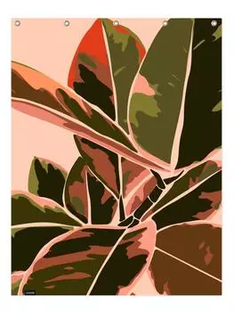 Занавеска для душа Juniqe, зеленый