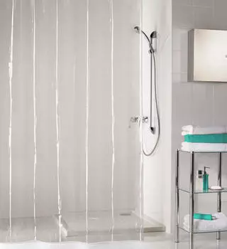 Занавеска для душа Kleine Wolke, прозрачный