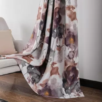 Занавеска для окон VOGOL 52x84 дюйма 2 штуки, фиолетовый