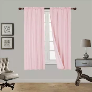 Занавеска с карманом Samimport-2011, светло-розовый