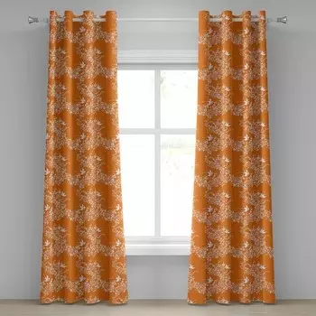 Занавеска с люверсами Abakuhaus Dove 2 шт, 280x225x0,5 см цвет marigold wei
