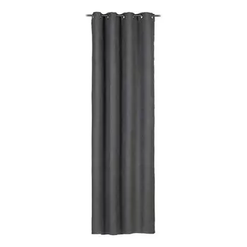Занавеска с люверсами Gzze Fabricio, 245 см, антрацитовый