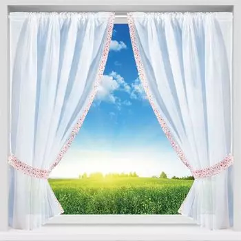 Занавеска Серая Полиэстер 100% Хлопок 140 x 260 см Arsvita