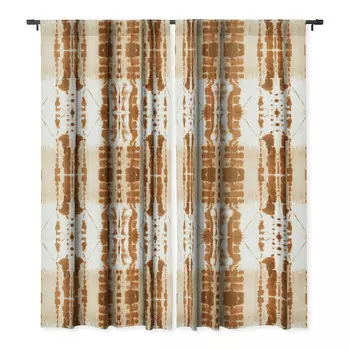 Занавеска Soceity6, коричневый