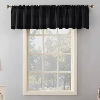 Занавеска текстурированная Mainstays, черный