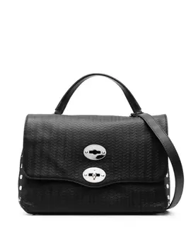 Zanellato фактурный клатч, черный