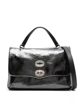 Zanellato маленькая сумка-тоут Postina Lume, черный