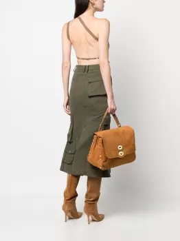 Zanellato сумка на плечо Postina Jones, коричневый