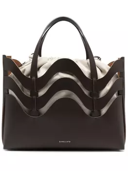 Zanellato сумка-тоут Amar среднего размера, коричневый