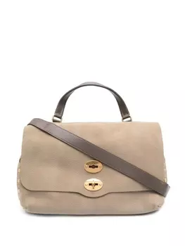 Zanellato сумка-тоут с поворотным замком, серый