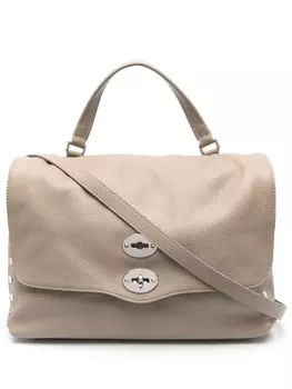 Zanellato сумка-тоут с заклепками, нейтральный цвет