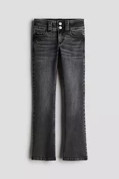 Заниженные джинсы Bootcut H&M, черный