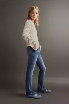 Заниженные джинсы ботфортного кроя H&M, синий