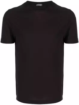 Zanone базовая футболка, коричневый